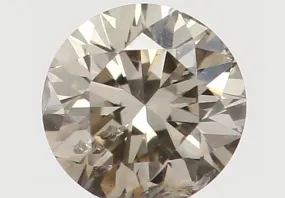 Natural Loose Diamond Round Brown Color I1 Clarity 2.90 MM 0.104 Ct KR1231