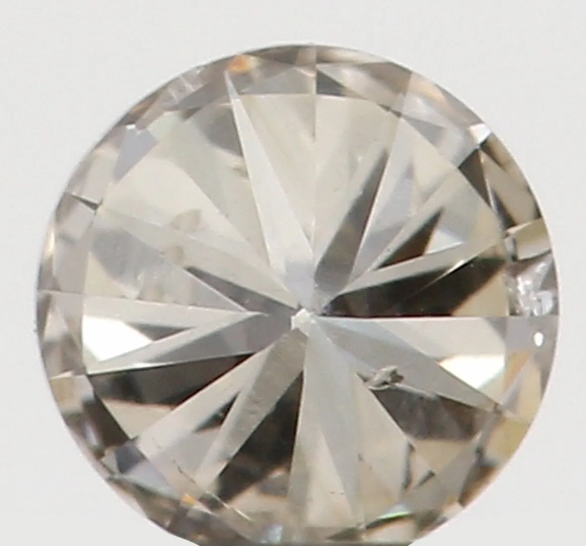 Natural Loose Diamond Round Brown Color I1 Clarity 2.90 MM 0.104 Ct KR1231