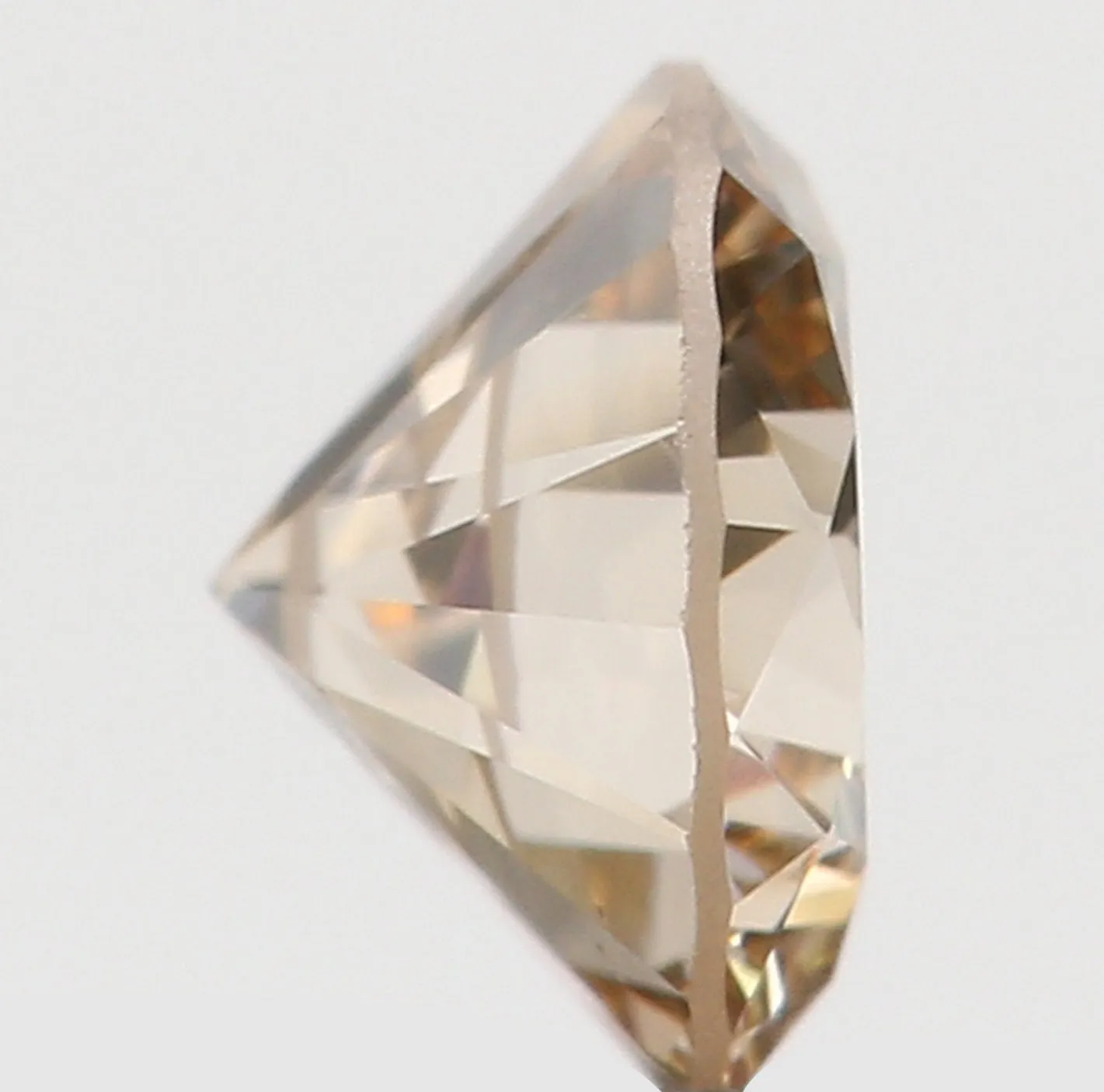 Natural Loose Diamond Round Brown Color SI2 Clarity 3.80 MM 0.209 Ct KR1234