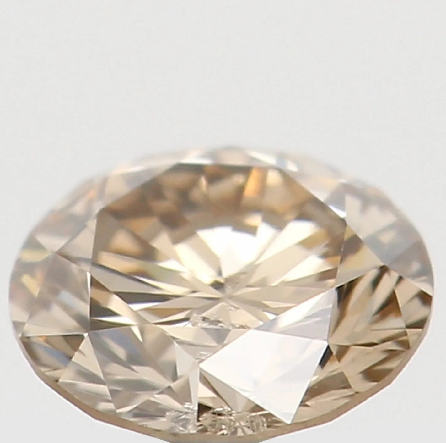 Natural Loose Diamond Round Brown Color SI2 Clarity 3.80 MM 0.209 Ct KR1234