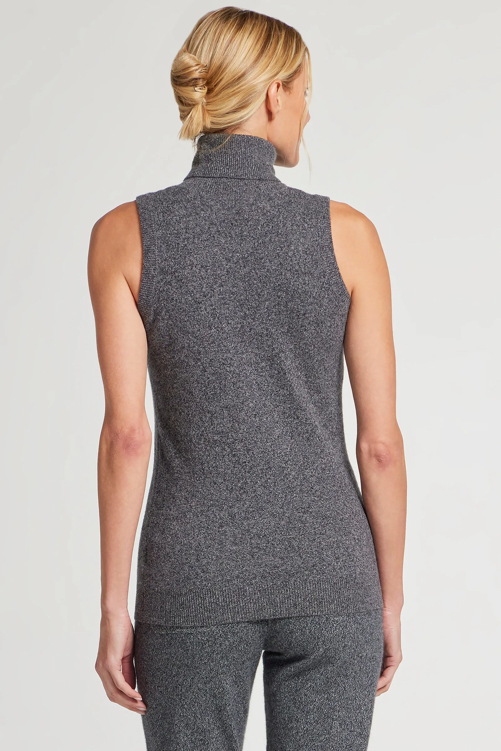 Nicolette Sleeveless Cashmere Top