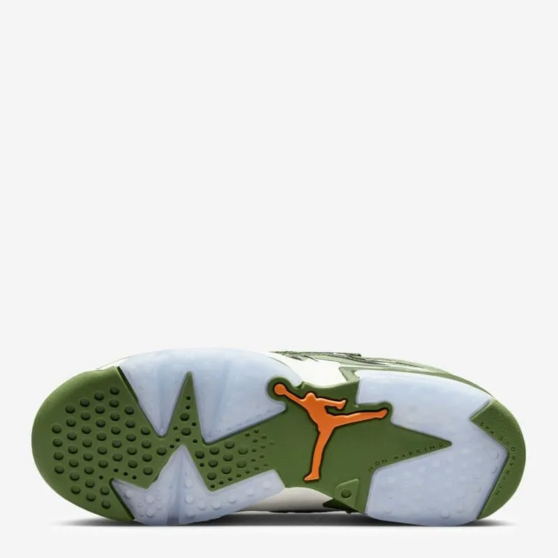 Nike Kid's Jordan MVP GS Shoes - Sky J Light Olive / Bright Mandarin / Black / Sail