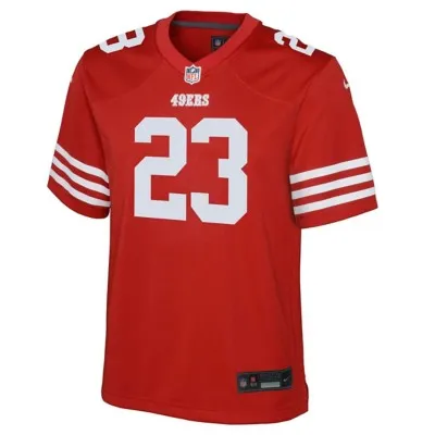 Nike Kids' San Francisco 49ers Christian Mccaffrey #23 Game Jersey