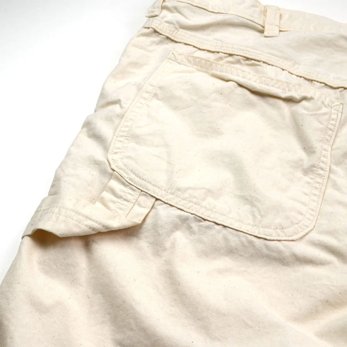 orSlow - Slim Fit Painter Shorts - Ecru