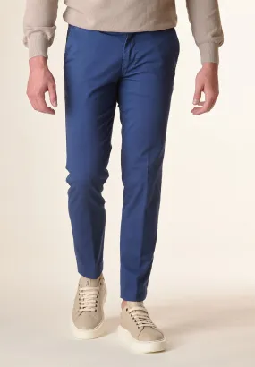 Pantalone bluette resca cotone slim fit