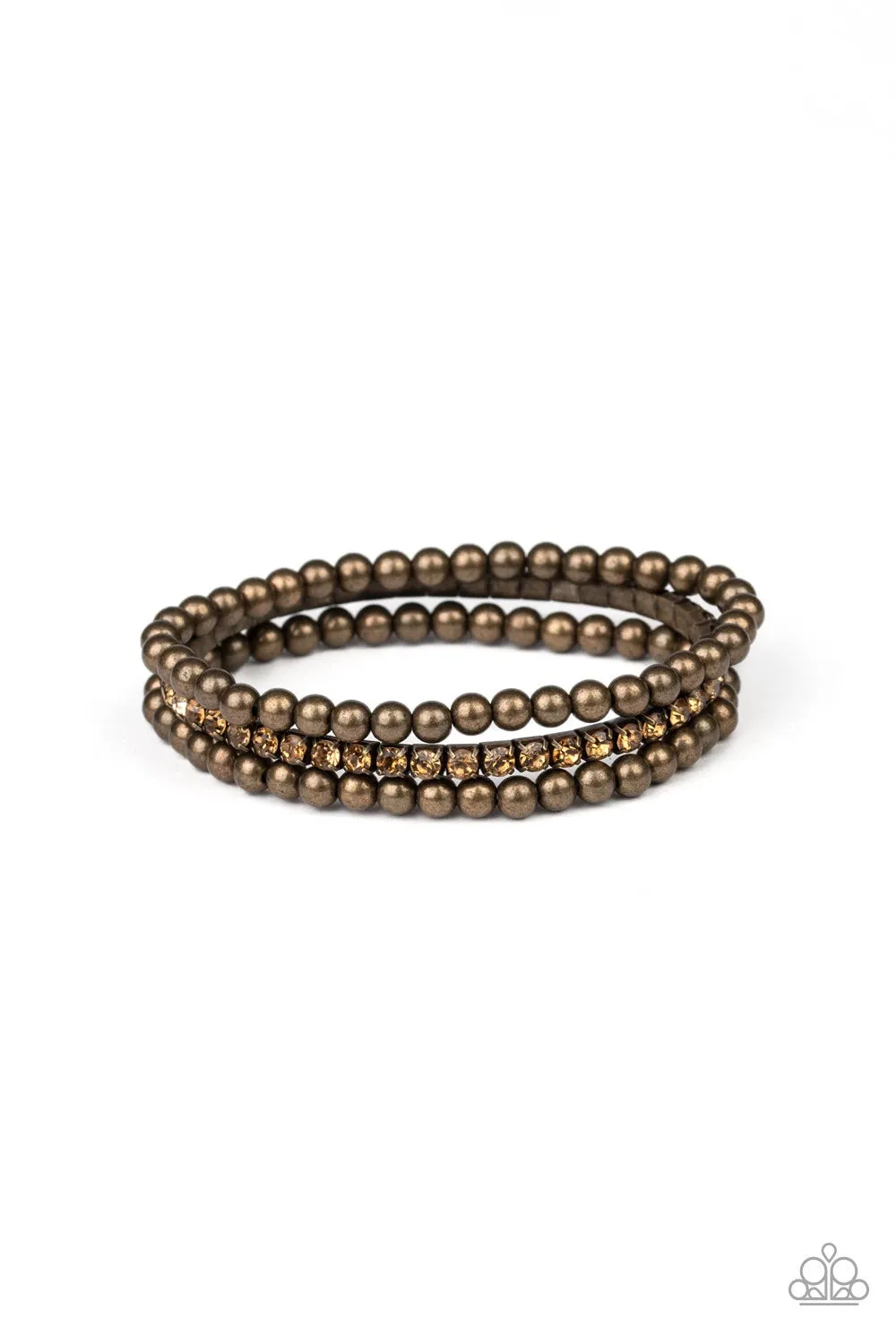 Paparazzi Glam Game - Brass Bracelet