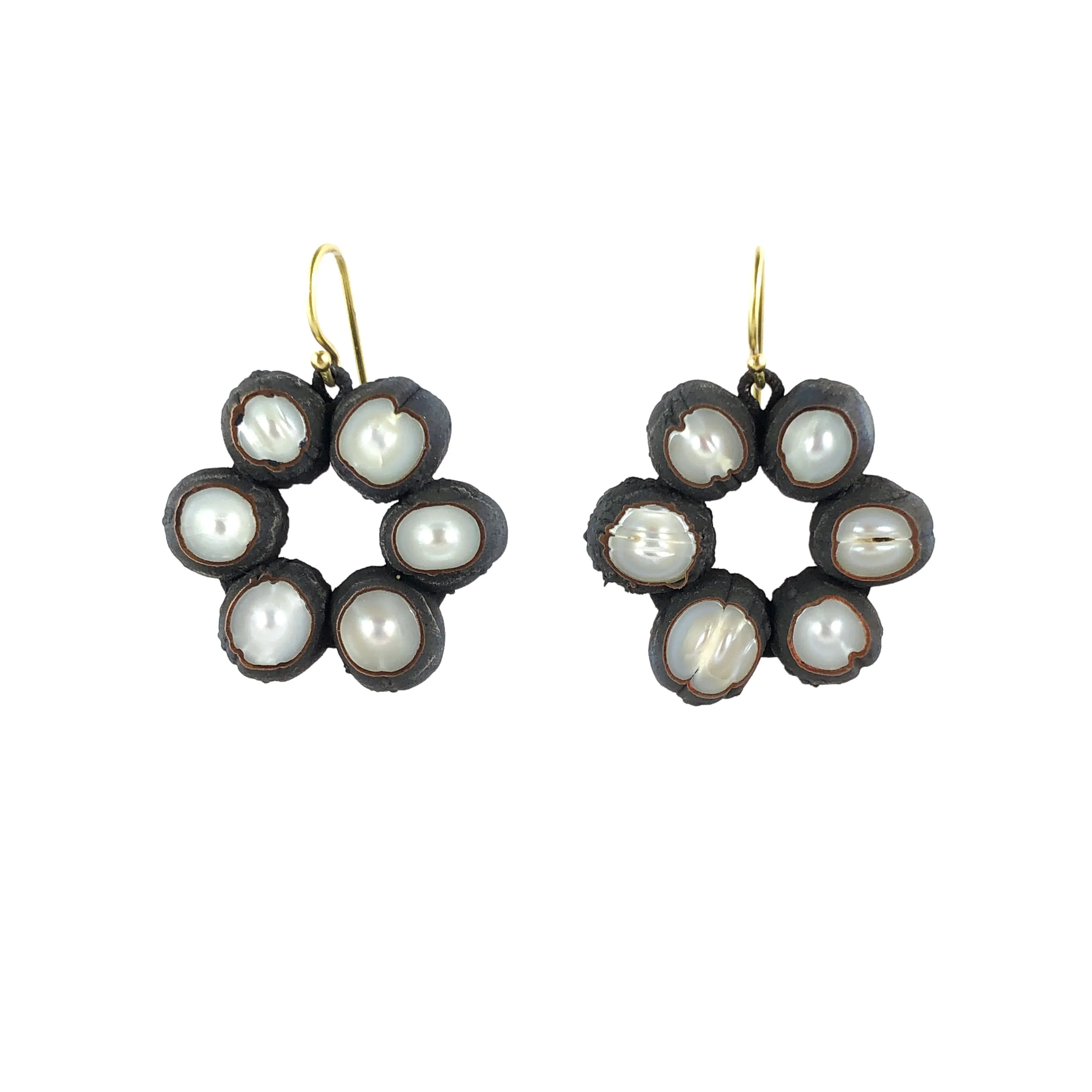 Pearl Circle Earrings - Ambroise Degenève