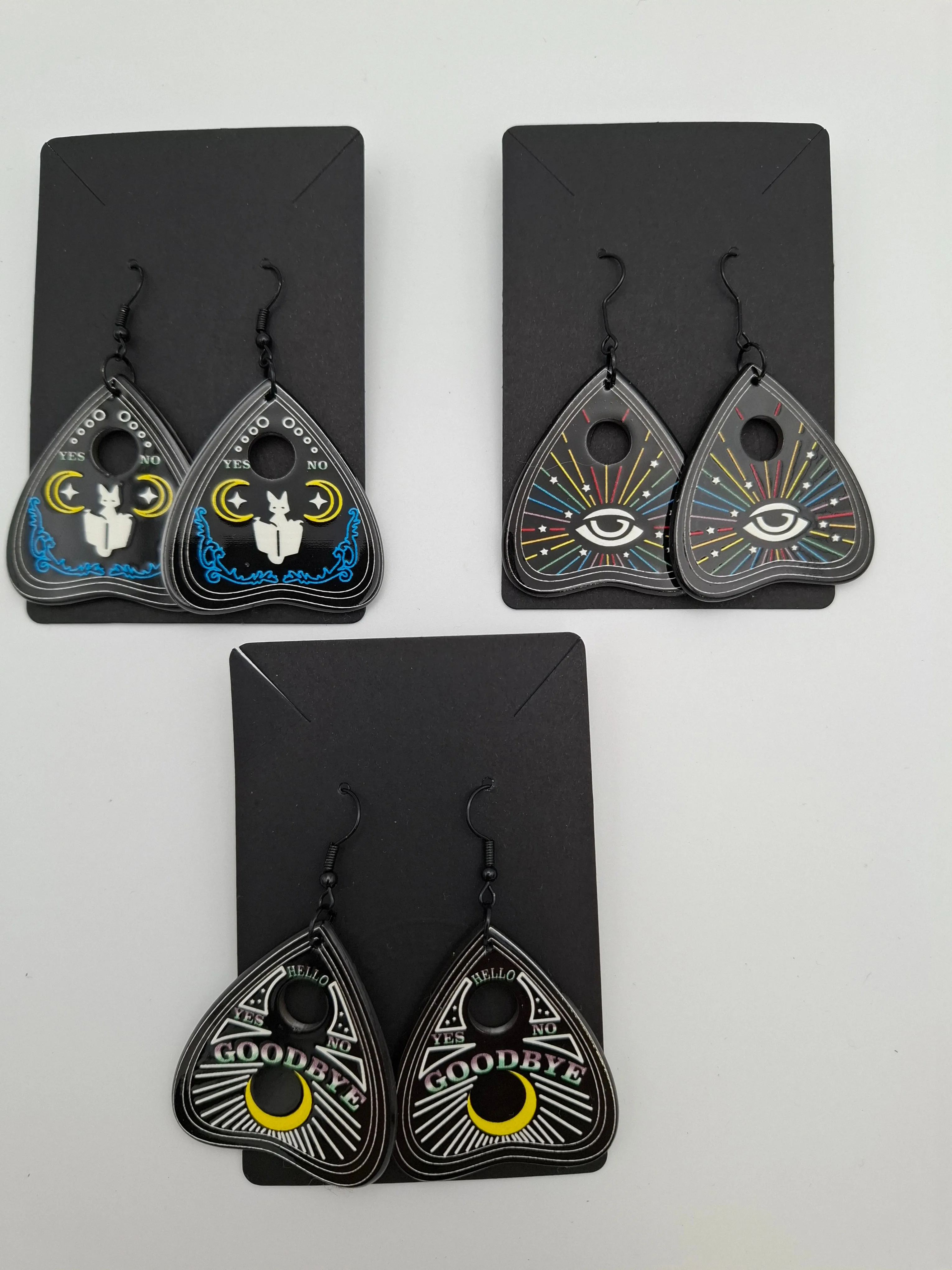 Planchette Earrings- 3 Designs