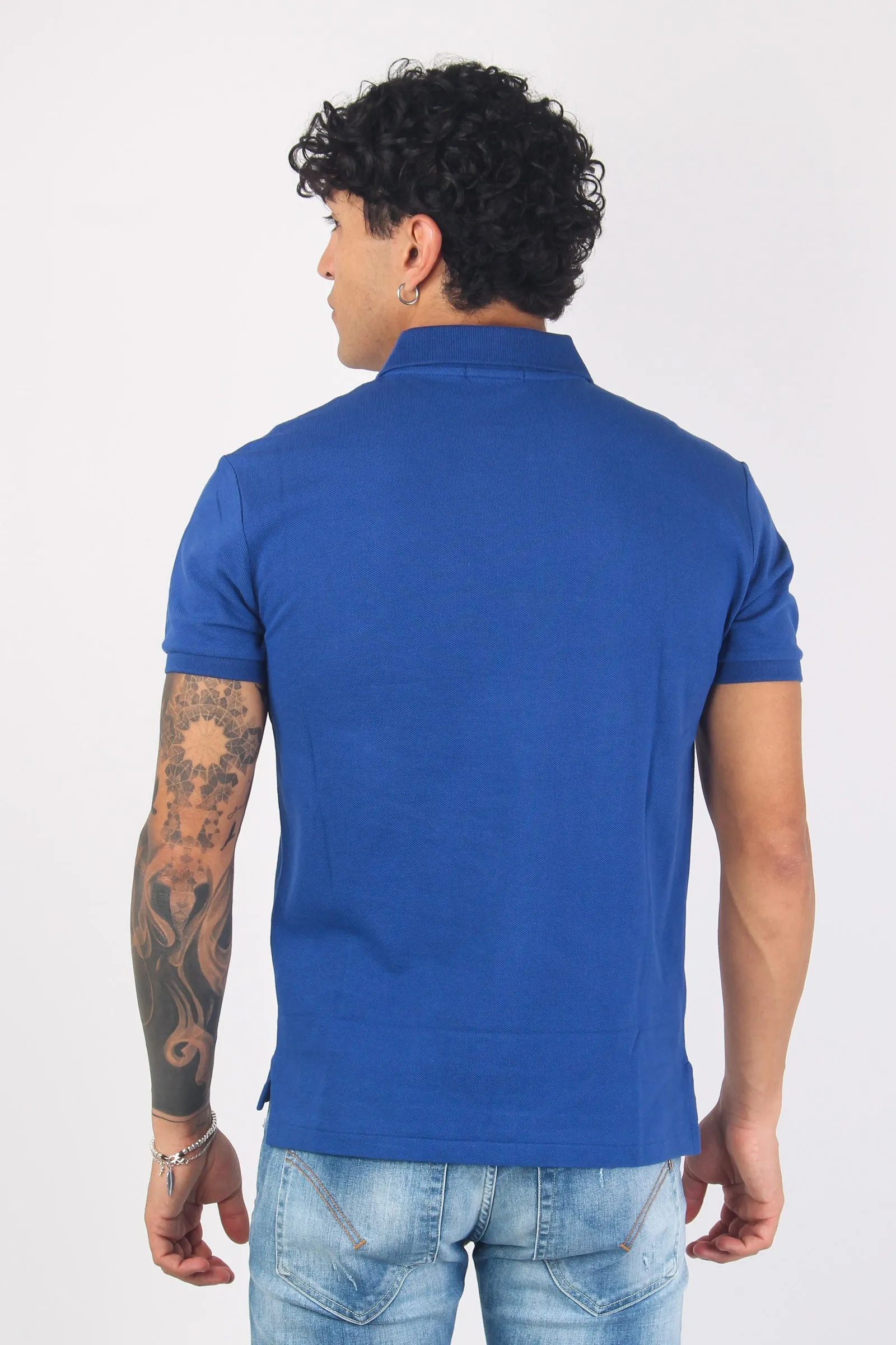 Polo Slim Fit Piquet Beach Royal