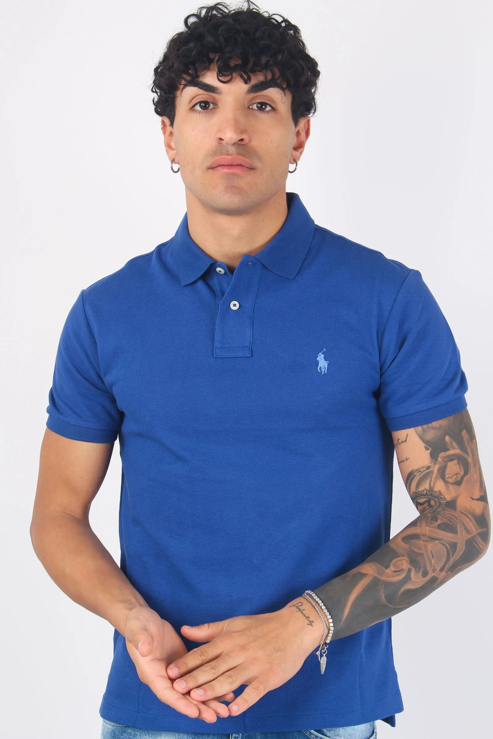 Polo Slim Fit Piquet Beach Royal