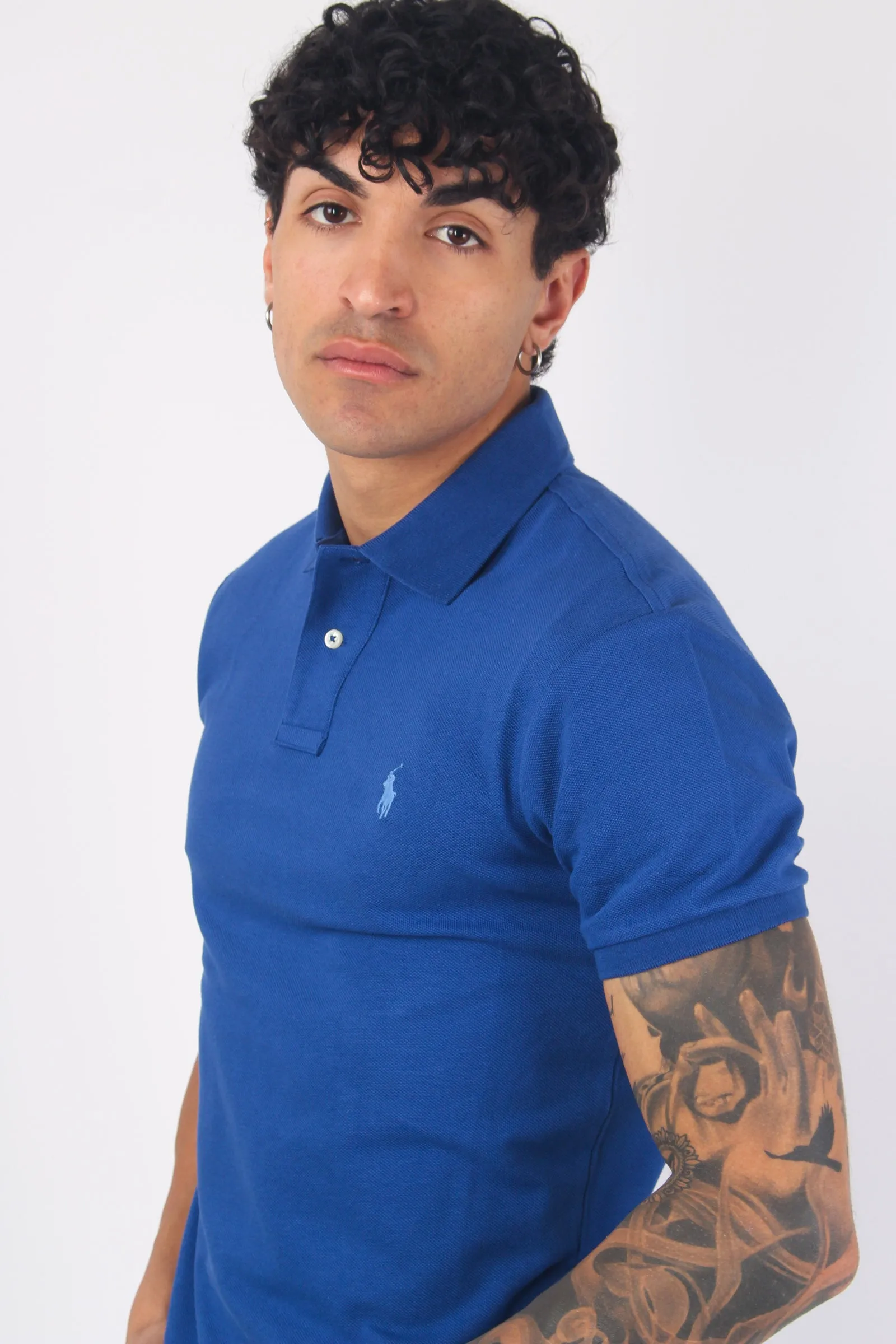 Polo Slim Fit Piquet Beach Royal