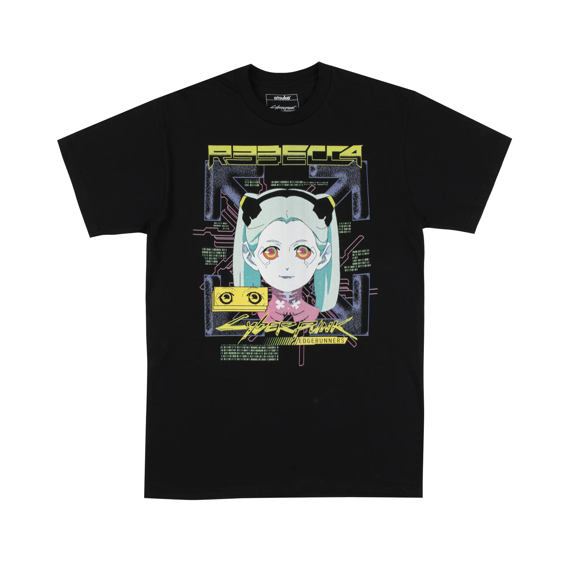 Rebecca Binary Crush Black Tee