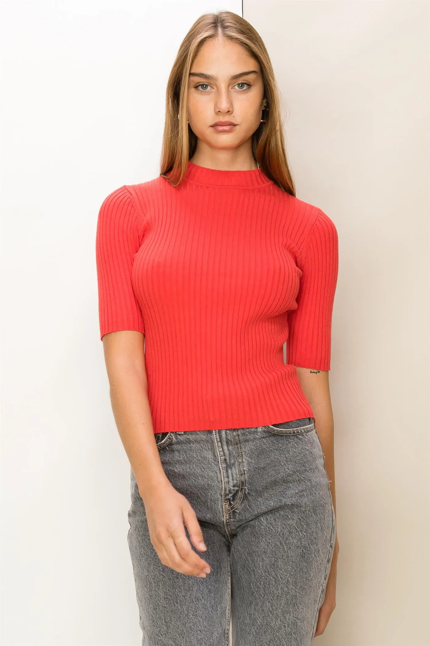 Red Turtleneck