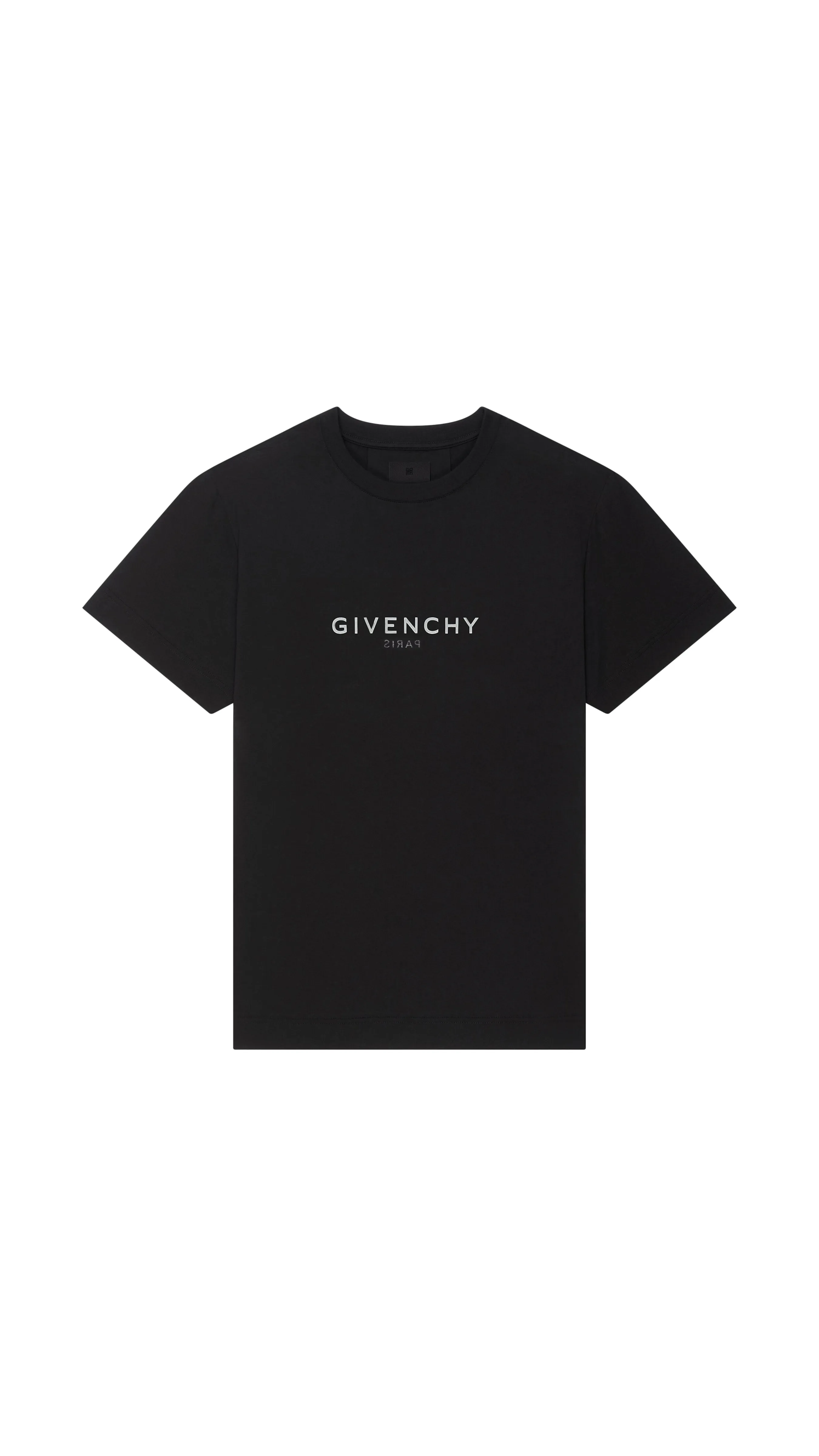 Reverse Slim Fit T-Shirt - Black