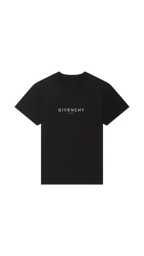 Reverse Slim Fit T-Shirt - Black