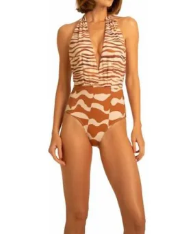 Rio de Jas Liliane One-Piece Swimsuit In Sand