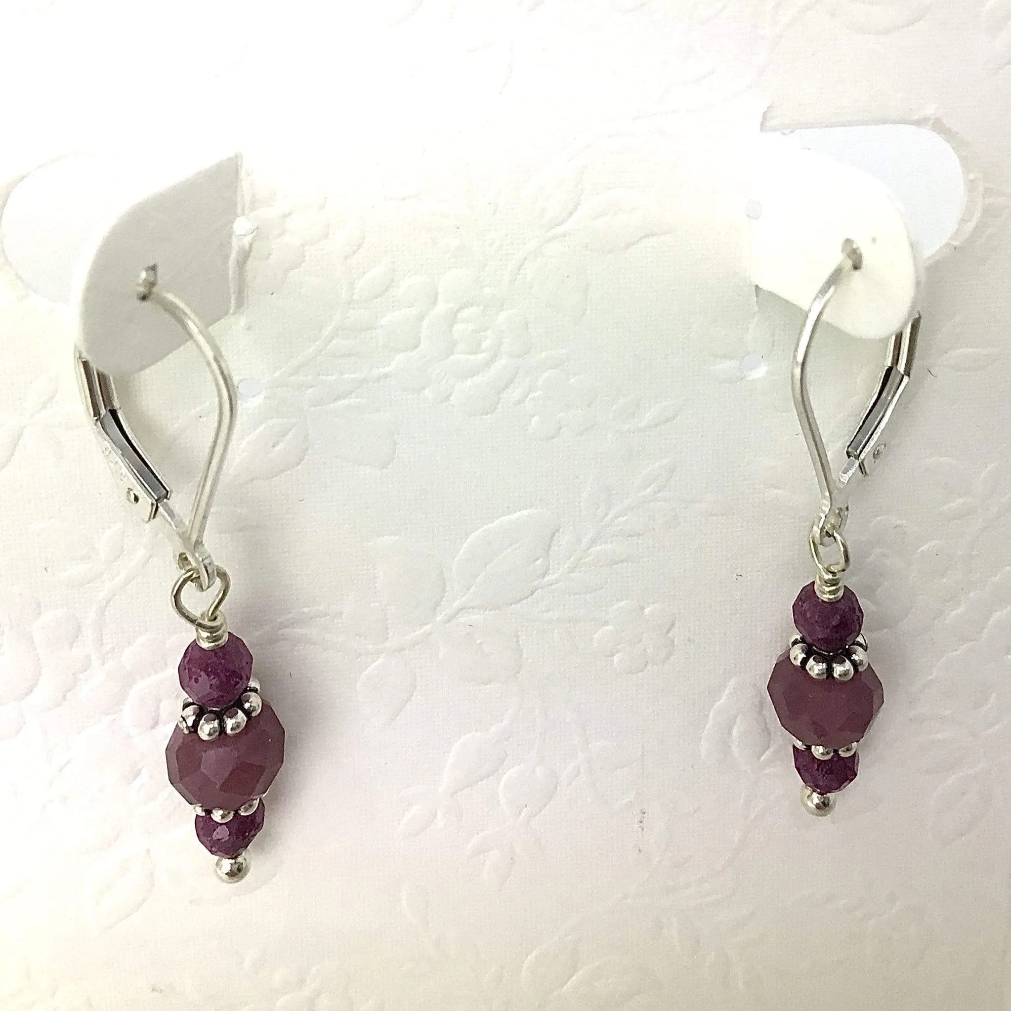 Ruby Earrings