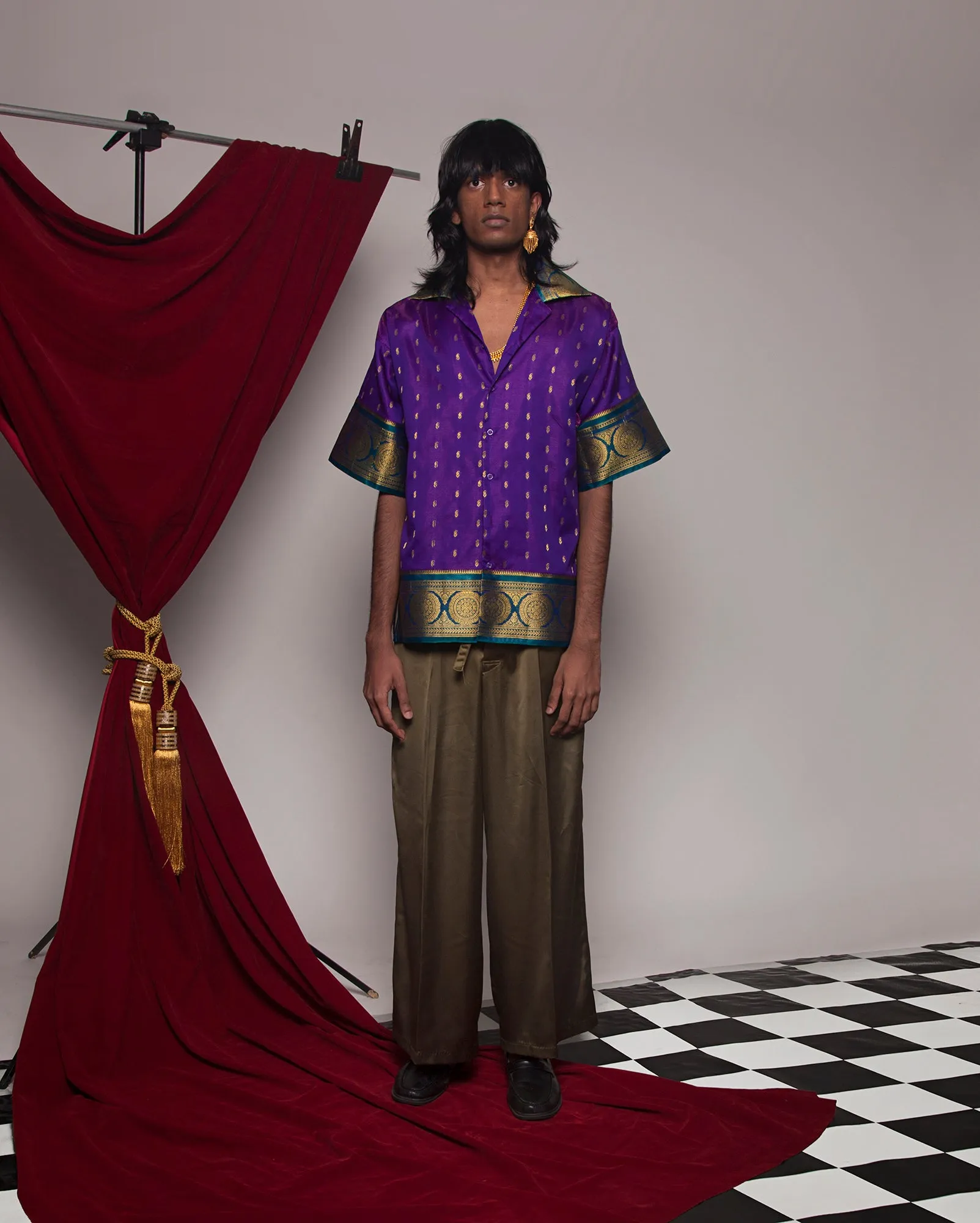 Sari Shirt (Purple)