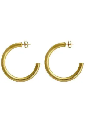 Sheila Fajl - Small Arlene Hoop Earrings - 18K Gold Plated