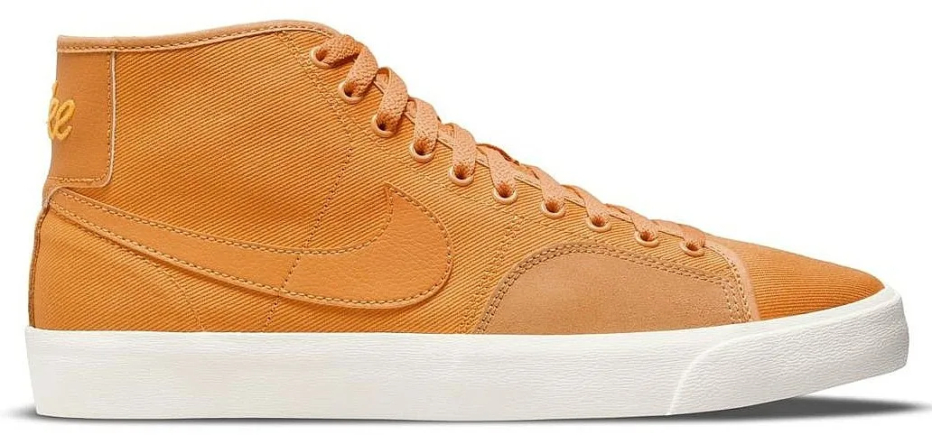 shoes Nike SB Blazer Court Mid Premium - Light Curry/Light Curry/Light Curry/Sail