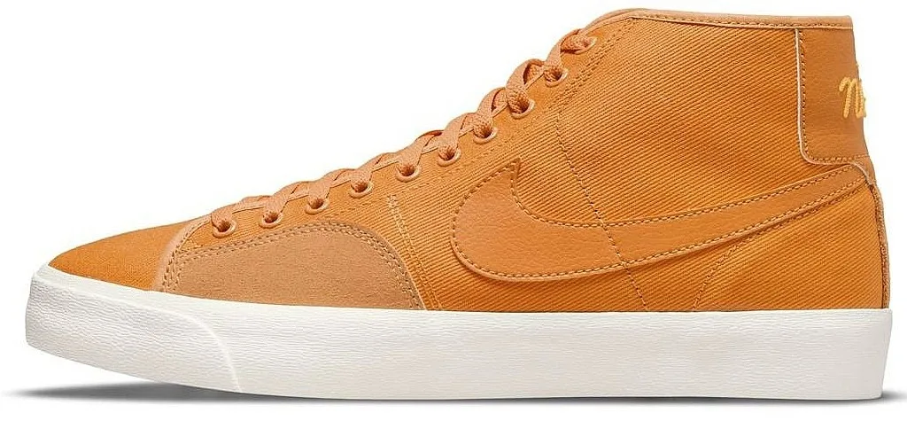 shoes Nike SB Blazer Court Mid Premium - Light Curry/Light Curry/Light Curry/Sail