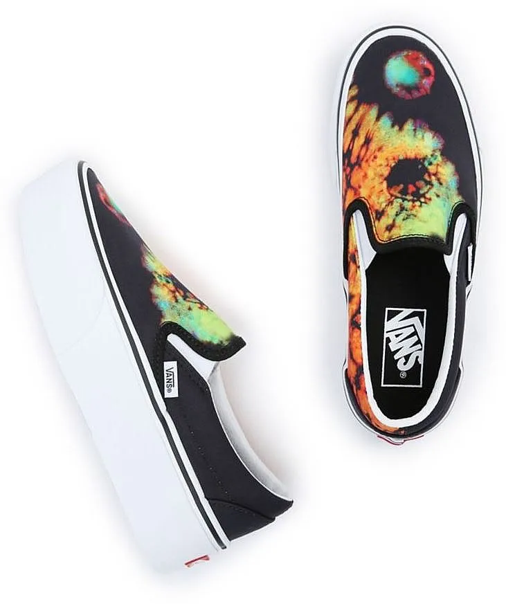 shoes Vans Classic Slip-On Stackform - Paradoxical Black/Multi