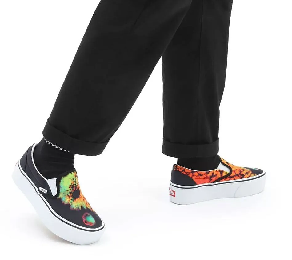 shoes Vans Classic Slip-On Stackform - Paradoxical Black/Multi