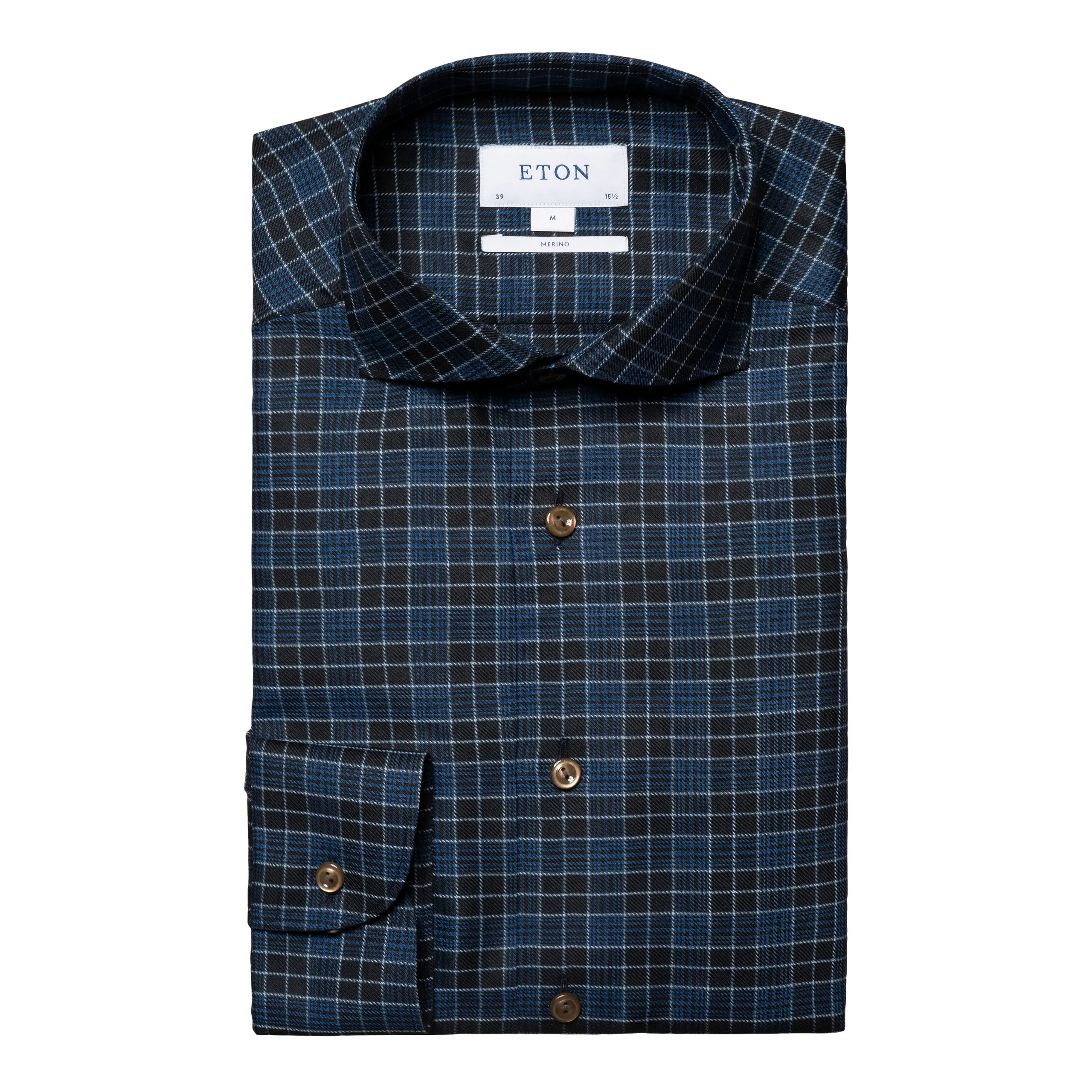 Slim Fit - Check Merino Wool Shirt