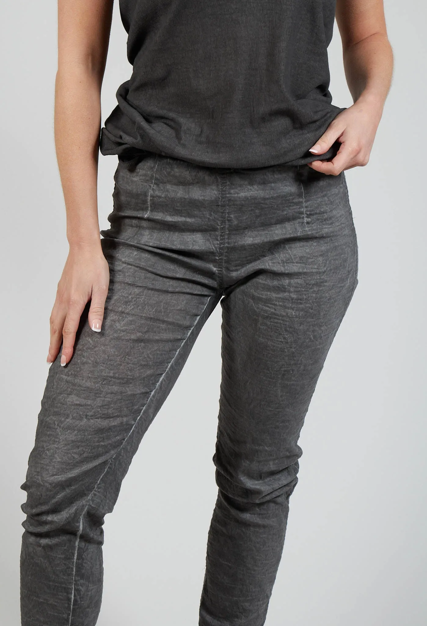 Slim Fit Pants in Coal Cloud