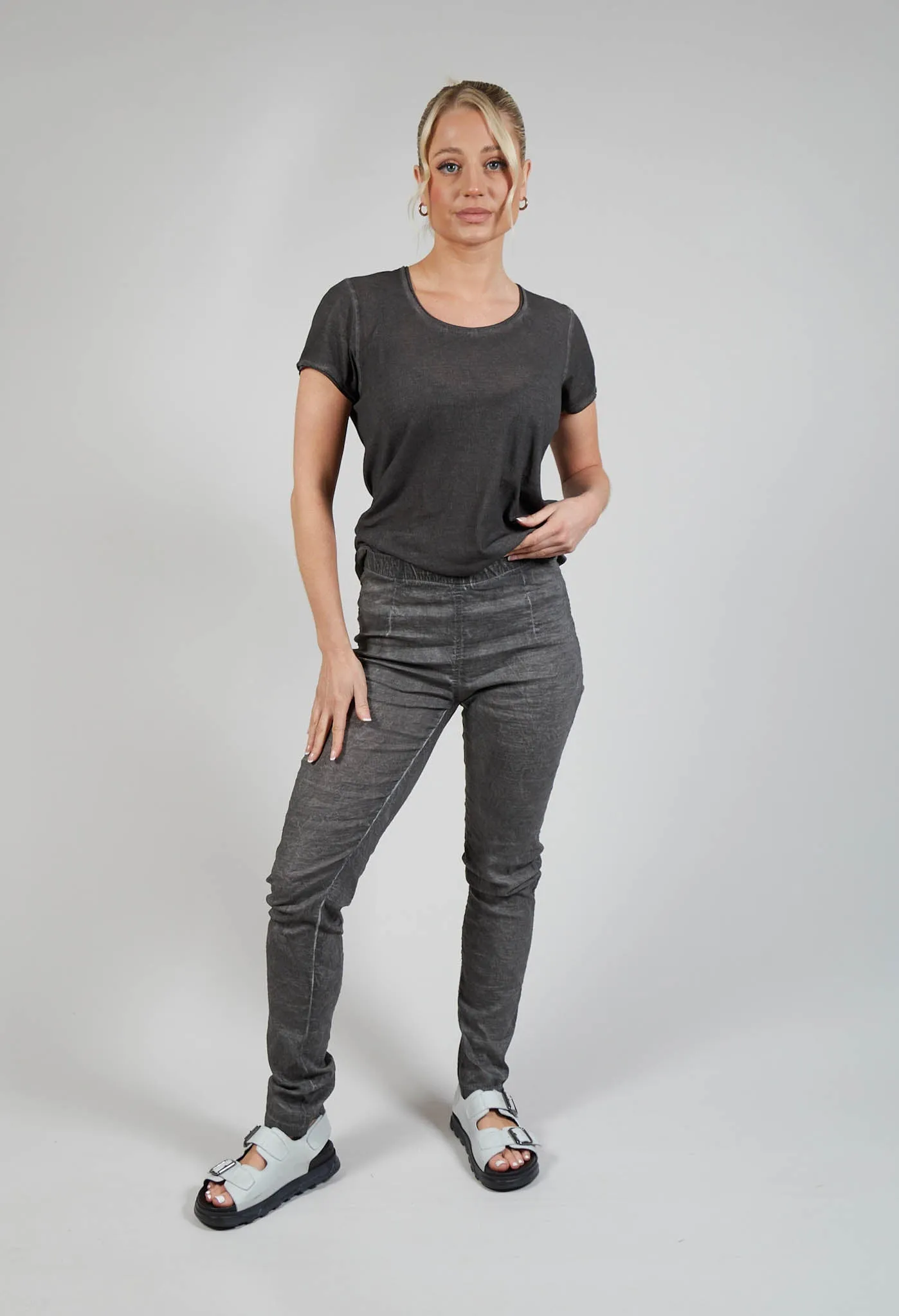 Slim Fit Pants in Coal Cloud