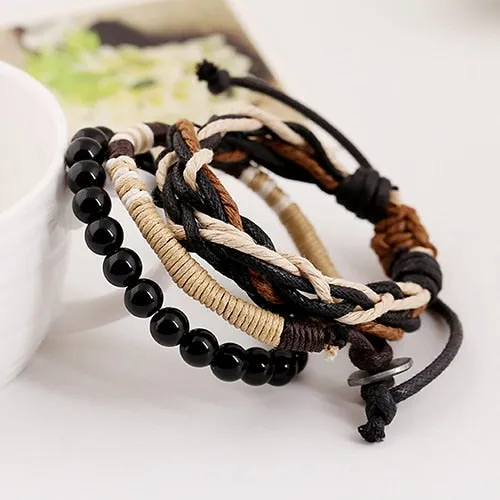 Stackable Braided Rope Bohemian Bracelet