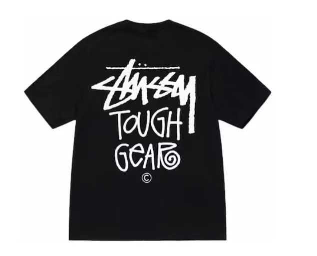 Stussy Tough Gear Black Tee