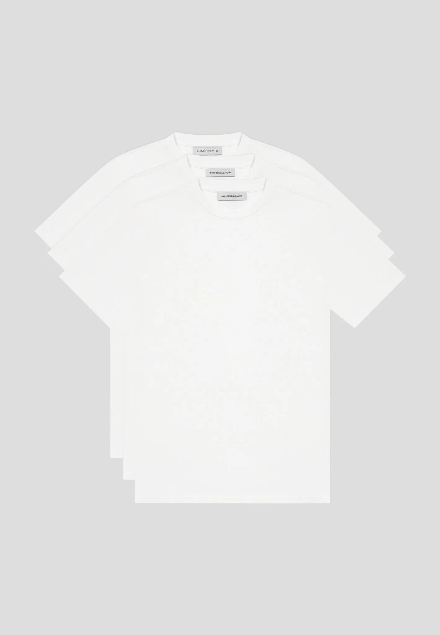 ternel Slim Fit Luxe T-Shirt 3 Pack - White