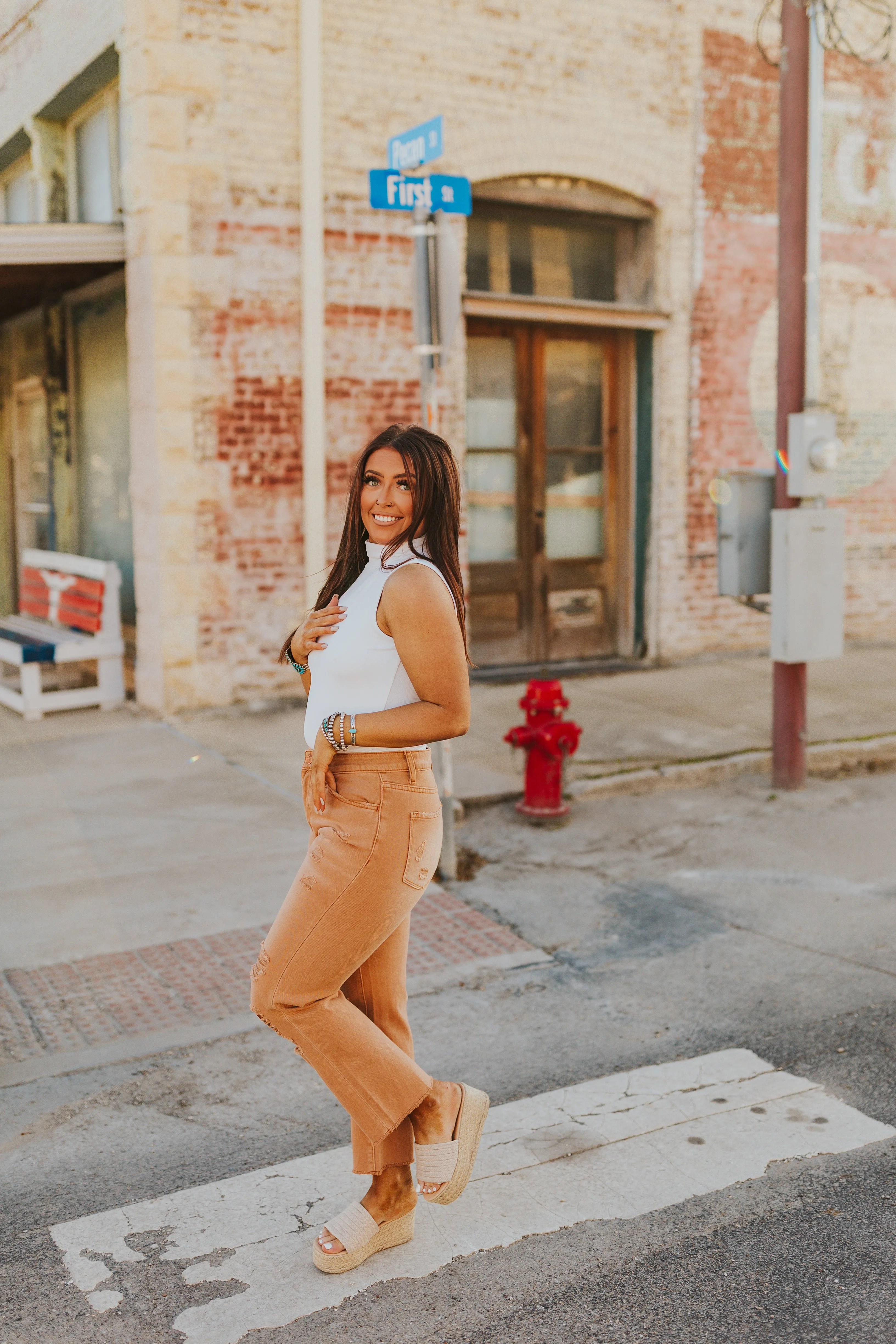 The Nacona Bodysuit in White