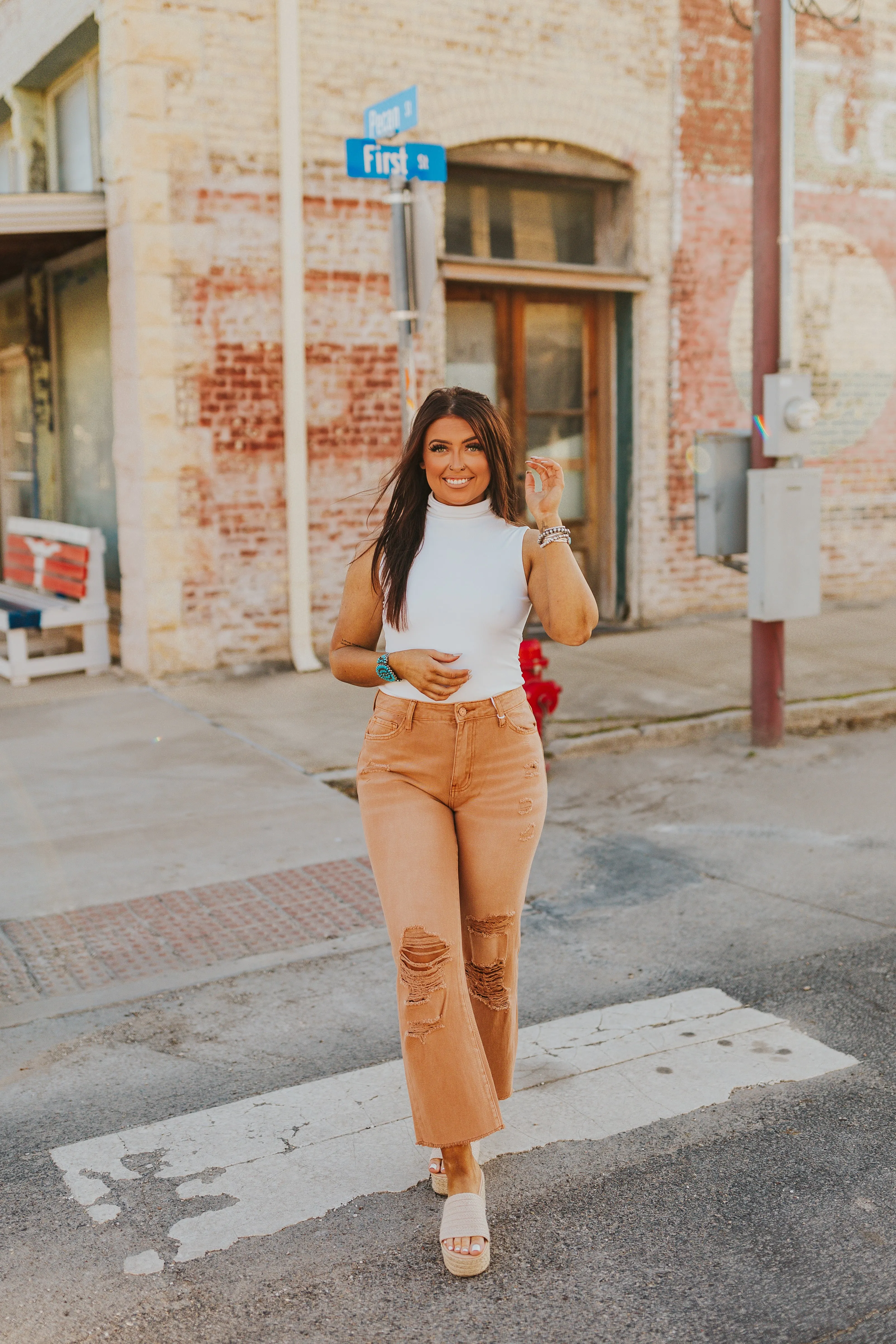 The Nacona Bodysuit in White