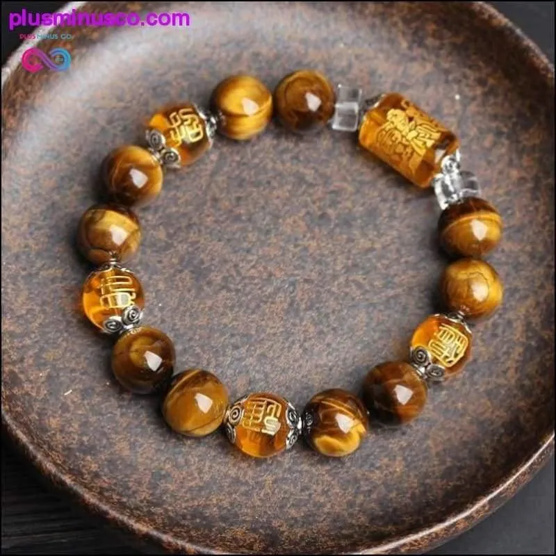 Tiger Eyes Stone Beads Bangles & Bracelets Jewelry Lucky