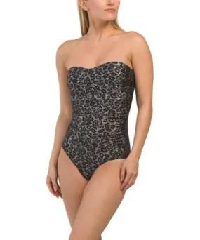 Tj Maxx Leopard Foil Colette One-Piece Swimsuit For Women