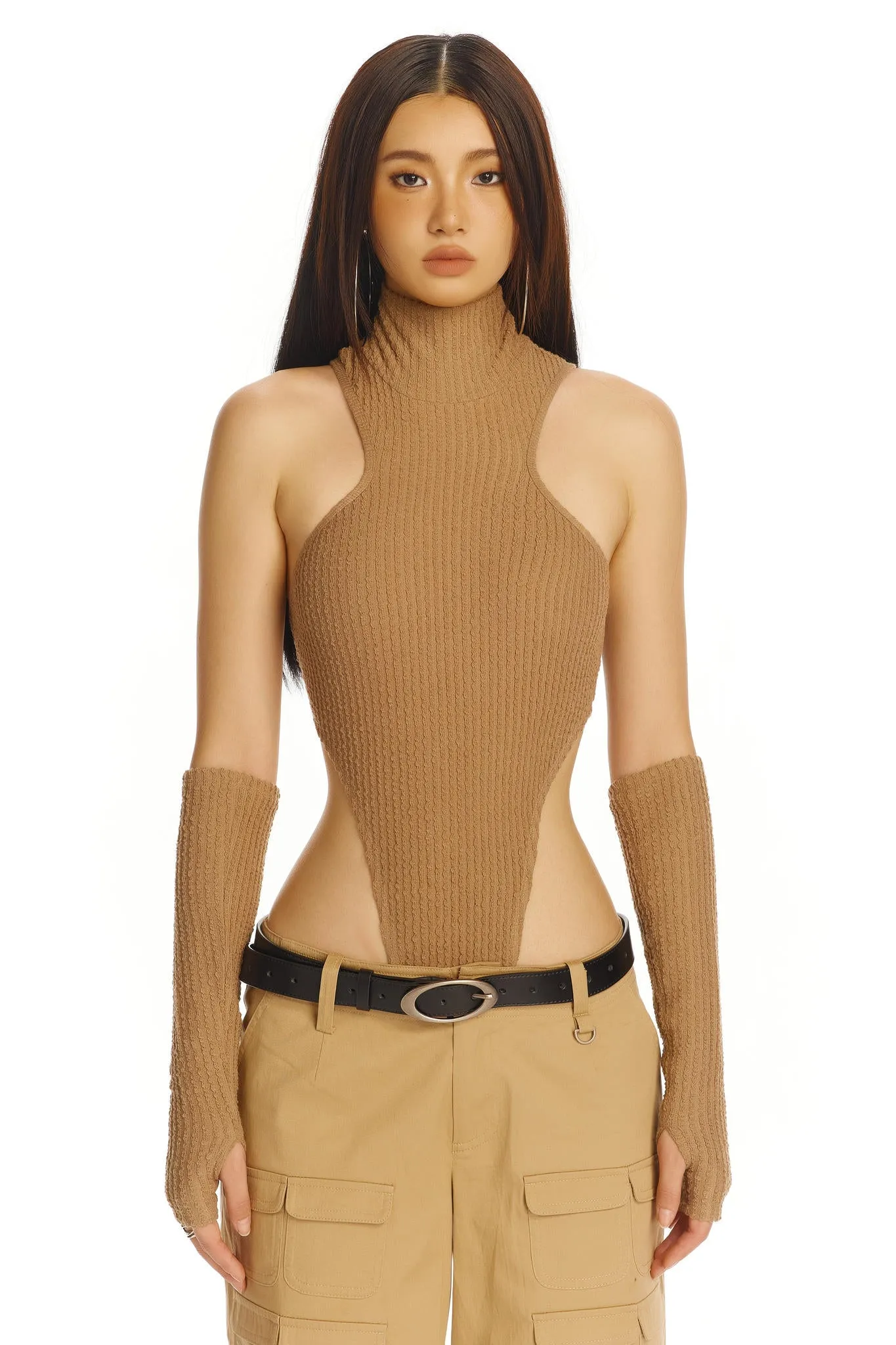 Topaz Bodysuit - Tan