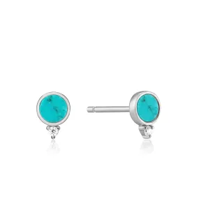 TURQUOISE STUD EARRINGS