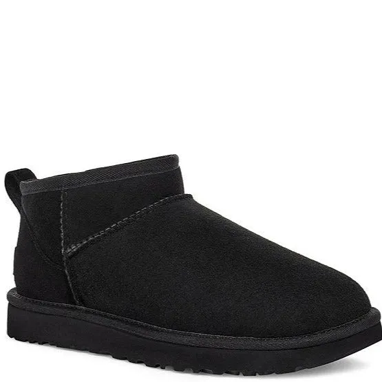 UGG CLASSIC ULTRA MINI BLACK WOMENS