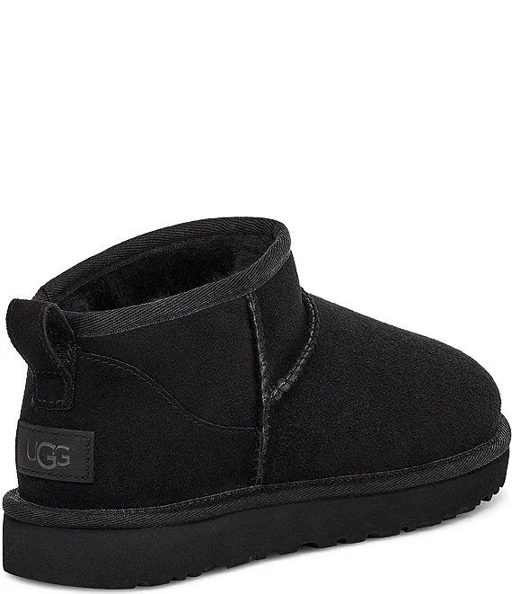 UGG CLASSIC ULTRA MINI BLACK WOMENS