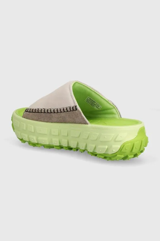 UGG suede sliders Venture Daze Slide women's green color 1152680