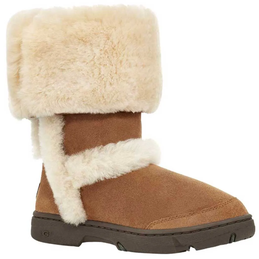 UGG Sunburst Tall Shearling Boot Chestnut (Women's)