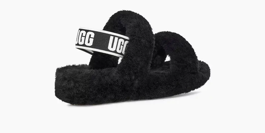 UGG Womens Oh Yeah Slide Black