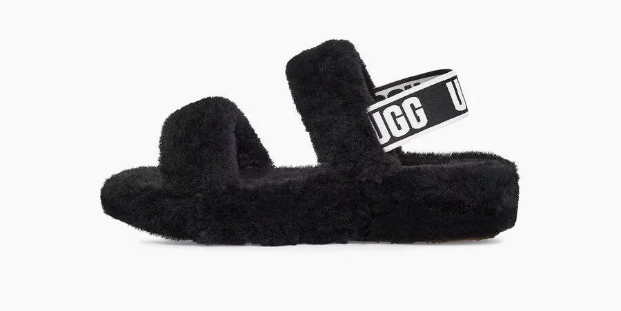 UGG Womens Oh Yeah Slide Black