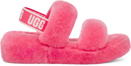 UGG Womens Oh Yeah Slide Strawberry Sorbet