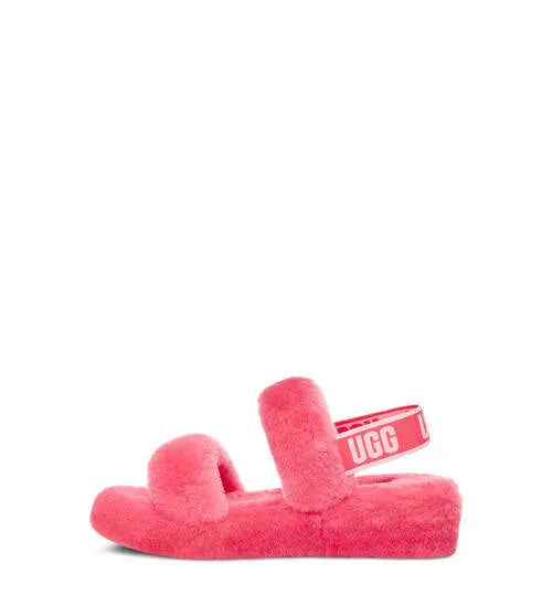 UGG Womens Oh Yeah Slide Strawberry Sorbet