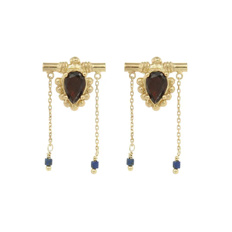 Venus Charm Earrings - 18K Gold Plated