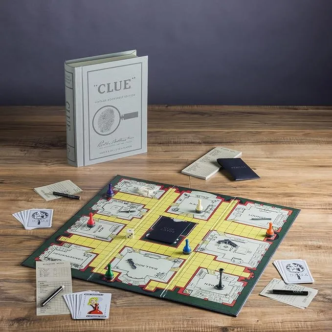 Vintage Bookshelf Edition Game - Clue