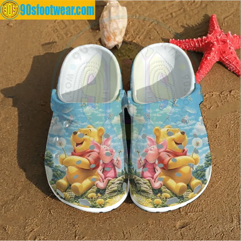 Winnie The Pooh Crocs Pooh and Piglet Disney Classic Clog Shoes